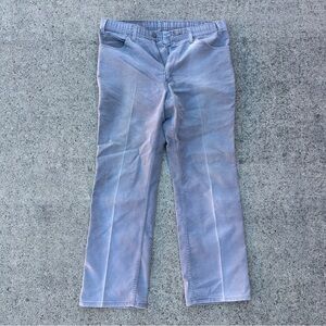 Vintage Levi’s Men's Gray Pants 36x30 worn condition